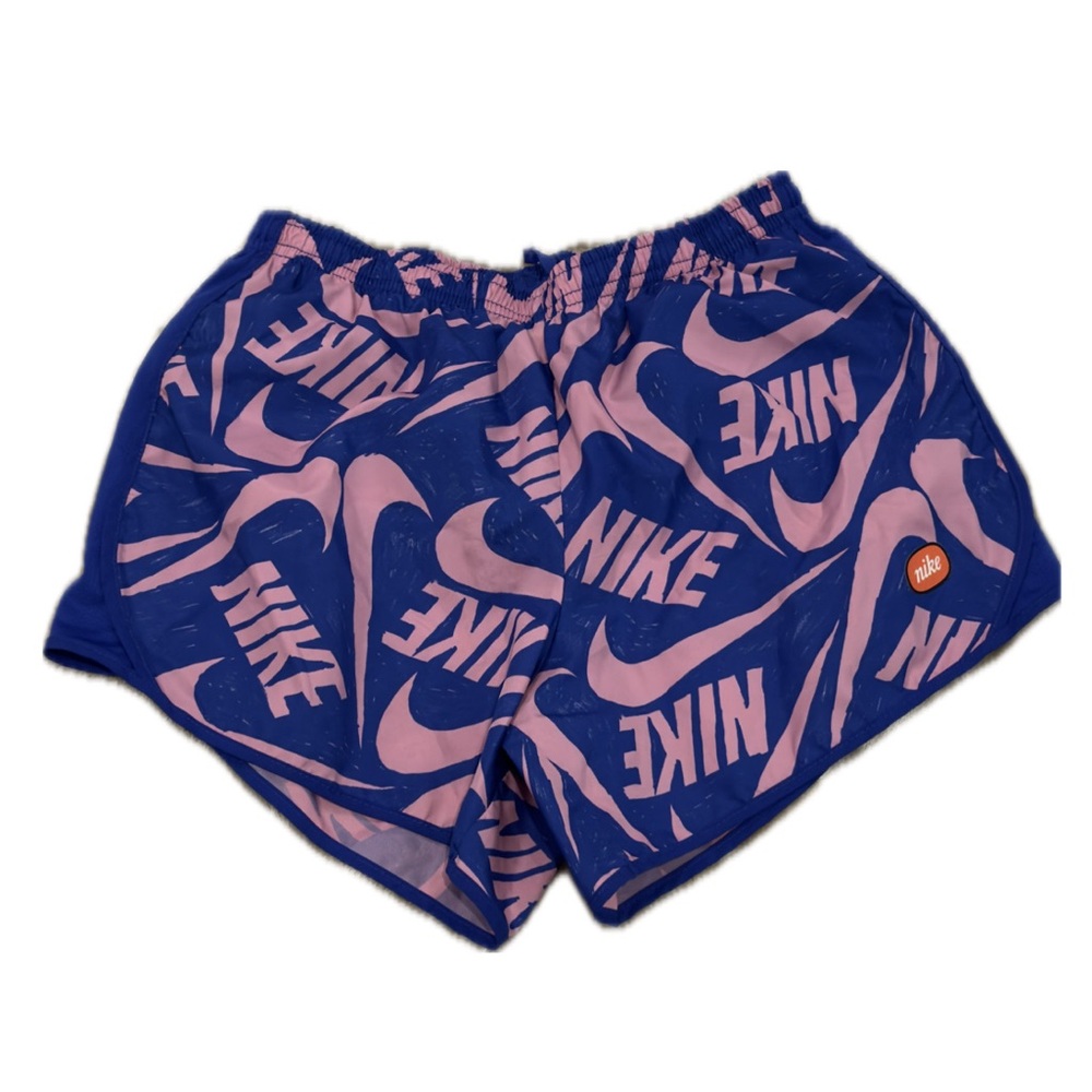 Nike Women's Blue and Pink Shorts